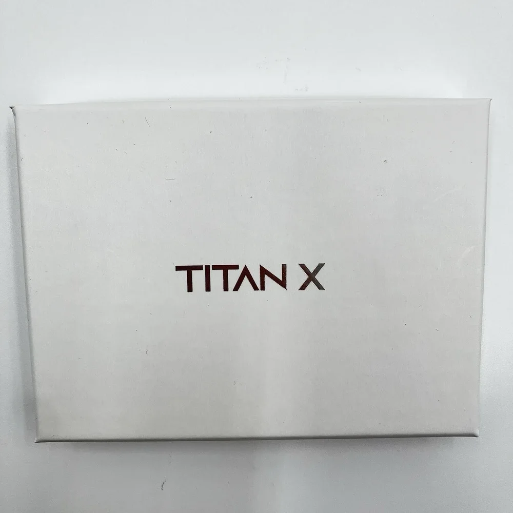 Titan X Pro Edition Forged Carbon Fiber Minimalist RFID Blocking Wallet Black